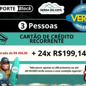Passaporte 3 Pessoas - Praia Adventure